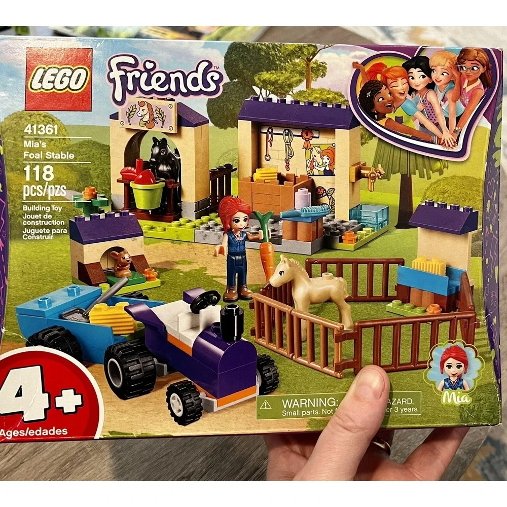 LEGO FRIENDS Set 41361 ~‎ Mia's Foal Stable ~ Assembled Once - Complete